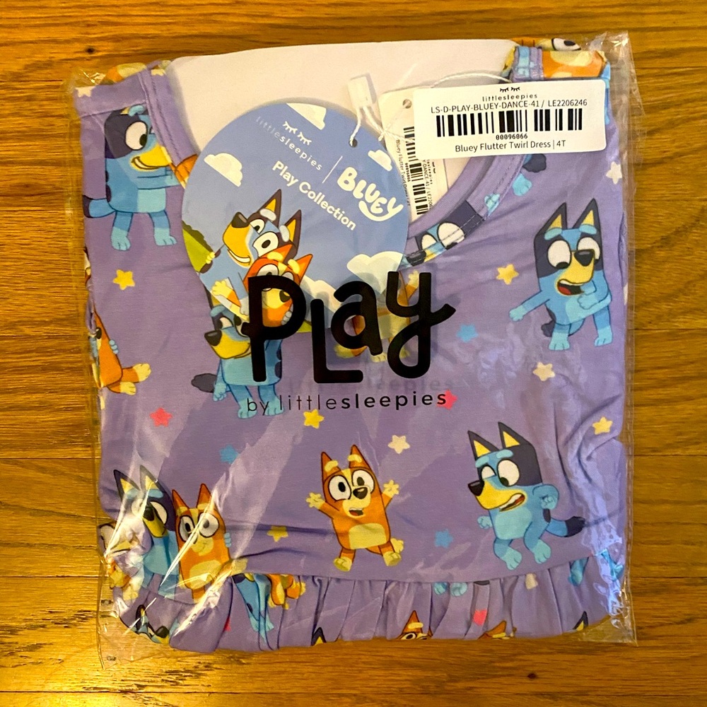 Little Sleepies Bluey & Bingo Flutter Dress